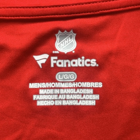 Chicago Blackhawks NHL Quarter-Zip Jacket Red Size Large NWT - Picture 3 of 12